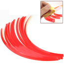 Good 16 Strips Reflective Car Motorcycle Rim Stripe Wheel Tape Stickers CGK