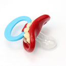 Red Lips Baby Funny Dummy Pacifier Novelty Teeth Children Soother Feeding  FNM