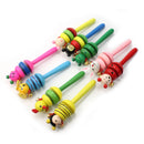 Creative Wooden Jingle Hand Bells Kids Toddler Baby Music Educational Toys RSR