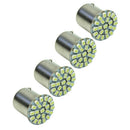 4Pcs 1156 BA15S 1206 22 SMD White LED Tail Signal Brake Light Car Lamp Bu VAT