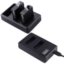 Battery AHDBT-501 Dual USB Charger Kit LCD Display Mini Cable for GoPro HE XAG