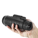 40X60 HD Zoom Optical Monocular Telescope Lens Clip W/ Tripod WQQ