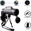 40X60 HD Zoom Optical Monocular Telescope Lens Clip W/ Tripod WQQ