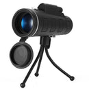 40X60 HD Zoom Optical Monocular Telescope Lens Clip W/ Tripod WQQ