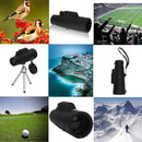 50X60 Zoom Optical HD Lens Monocular Telescope Tripod Clip For Mobile Phone fdg