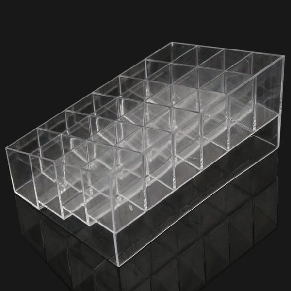 Clear 24 Lipstick Lip Gloss Makeup Cosmetic Stand Display Rack Organizer  TWV