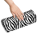 Zebra Stripe Hand Rest Cushion Pillow Nail Art Manicure Half Column YRW