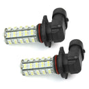 2Pcs H10 9140 9145 White Bright Bulbs 12V 68-SMD LED Fog Lights 6000-700 JNT