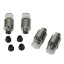 4pcs Auto Car Bike Tire Tyre Wheel Valve Caps Flash Neon LED Lamp Safety MEZ