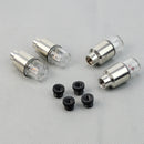 4pcs Auto Car Bike Tire Tyre Wheel Valve Caps Flash Neon LED Lamp Safety MEZ
