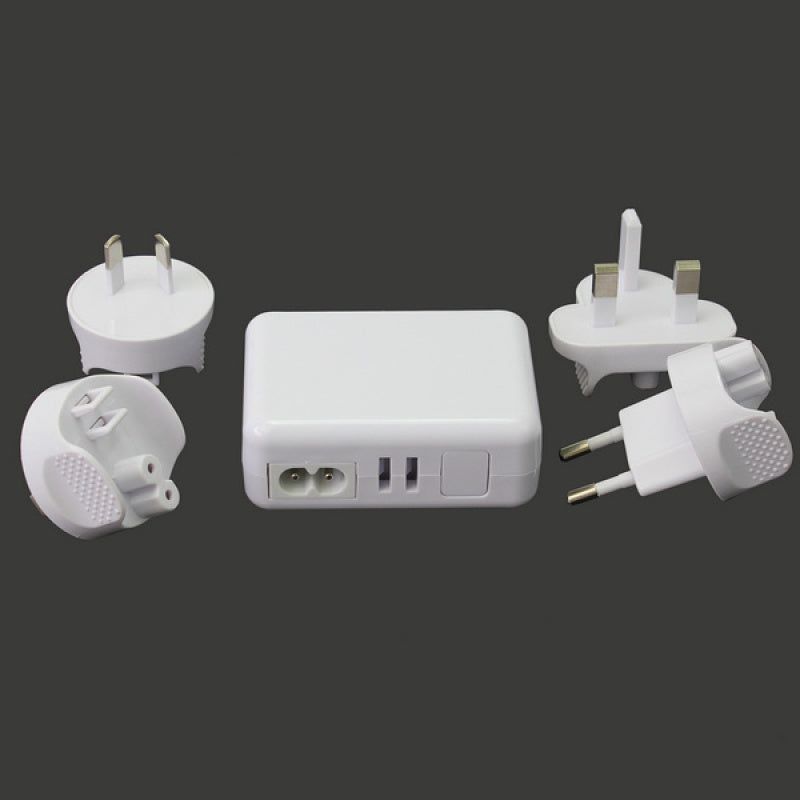 Portable AC 100-240V 4 USB Ports Wall AC Charger Adapter US/EU/AU/UK Plu NFE