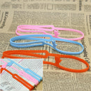 Three Pcs Elastic Silicone Finger Pointing Bookmark Funny Home Office Supply