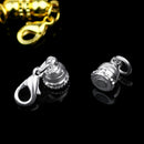 2Silver+2Gold Tone Strong Magnetic Necklace Exquisite Jewelry Clasps Buck SOL