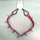 Gothic Punk Stud Rivet Spike Elastic Collar Necklace Bracelet Headband Hai SPB