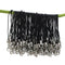100 Pcs Black Cell Phone Lanyard Cords Strap Lariat Lanyard Mobile Lobster SOQ