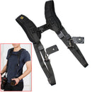 Dual Shoulder Quick Release Belt Sling Strap For 2 DSLR Camera Canon Nikon YVI