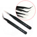 2pcs Nail Art Acrylic Gel Picking Tool Rhinestones Gem Decor Eyelash Tweez MYX
