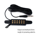 Black Classic Acoustic Guitar Pickup Transducer Amplifier Soundhole Pickup Power
