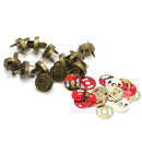 12 Sets 18mm Metal Button Magnetic Bags Clasps Snaps for Sewing Clothi TDC