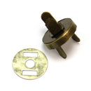 12 Sets 18mm Metal Button Magnetic Bags Clasps Snaps for Sewing Clothing Jvc