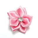 40x Satin Ribbon Flowers Appliques Craft Wedding Party Sewing DIY Deco SVO