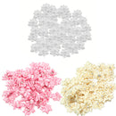 40x Satin Ribbon Flowers Appliques Craft Wedding Party Sewing DIY Deco SVO