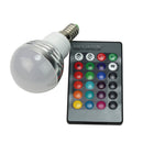 E14 3W RGB 16 Color Changing Home LED Bulb Lamp Light With IR Remote Contr DIX