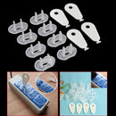 24x Baby Toddler Clear 2 Pin Electric Outlet Safety Cover Protective Plug Guard