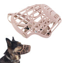 Pet Dog Large Mouth Basket Cage Adjustable Protect Muzzle Stop Barking KMS