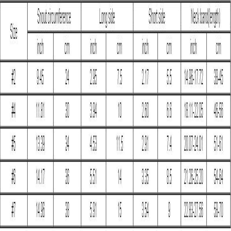 Pet Dog Large Mouth Basket Cage Adjustable Protect Muzzle Stop Barking KMS