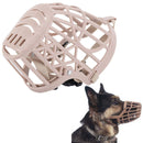 Pet Dog Large Mouth Basket Cage Adjustable Protect Muzzle Stop Barking KMS