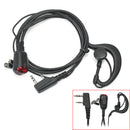 Black Ear Hook Design Headset Earphone Earpiece 2 Pin for Kenwood Walkie  ZRZ