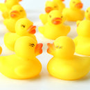 20 x Yellow Mini Bathtime Rubber Duck Bath Squeaky Water Play Fun Kids Cute