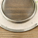 Stainless Steel Sink Strainer Waste Plug Drainer Hair Filter Net 11cm K LZF