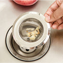 Stainless Steel Sink Strainer Waste Plug Drainer Hair Filter Net 11cm K LZF