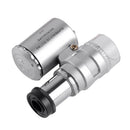 60x Pocket Microscope Mini Loupe Handheld LED Jeweler Magnifier Light Fashion