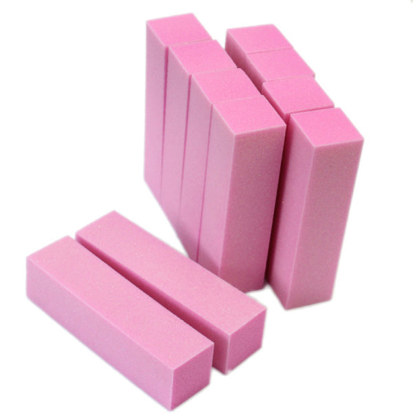 10x Buffing Buffer Block Files Acrylic Pedicure Sanding Manicure Nail Art Tips f