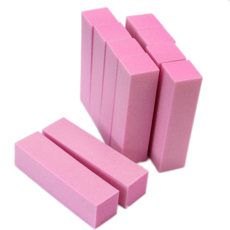 10x Buffing Buffer Block Files Acrylic Pedicure Sanding Manicure Nail Art Tips f