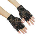 New Black Charm Sexy Lady Girl Lace Party Costume Gloves Finger Fingerless Glove