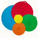 5pcs Silicone Suction Lids Food Cover for Pots Frying Pans Bowls Cups U MSR