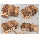 Raw Wood Magic Puzzle Wooden Compartment Secret Box Intelligence Trink OOK RVK