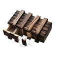 Raw Wood Magic Puzzle Wooden Compartment Secret Box Intelligence Trink OOK RVK