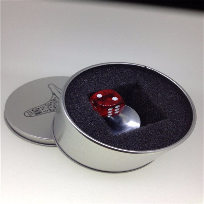 Mini Protable Stainless Steel Gyroscope Spinning Top Rotation Gyro + Dice +Plus