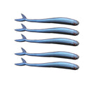 5 Pcs Silicone Fishing Lures Baiting Deepwater Crank Bass Pike Casting MSG AJD