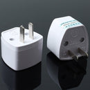 2x Two Pins EU UK AU to US AC Power Plug Converter Travel Adapter Charger df