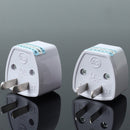 2x Two Pins EU UK AU to US AC Power Plug Converter Travel Adapter Charger df