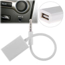 3.5mm Male AUX Audio Plug Jack To USB 2.0 Female Converter Cable Cord Car  OCA