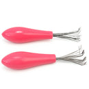 2x Metal Cleaning Hair Comb Brush Cleaner Remover Plastic Handle Embedded Tool