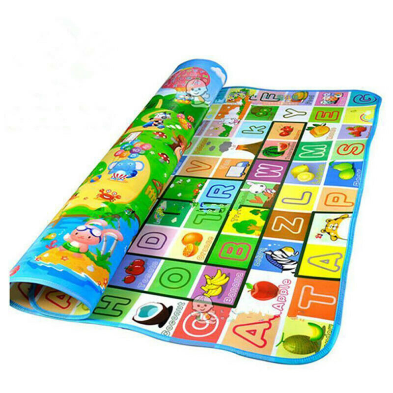 Waterproof Floor Play Mat Rug Child Infant Baby Kid Crawling Game Mat OEC JCD