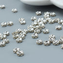 Crystal Rhinestone Rondelle Charm Spacer Beads for Jewelry Making DIY 100p Hot